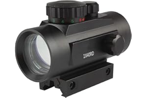 Ranstac Reflex Sight 1x40 Tactique Mini Point Rouge et Vert Sight 11mm/20mm Rail Rifle Scope Finderscope CJ/MZJ-04