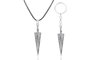 JUSONGKWCP Hollow Knights Collier Porte-clés 2 Pièces, Jeux Hollow Knights Pure Nail Key Chain Pendentif Set, Bijoux En Métal Acier Inoxydable