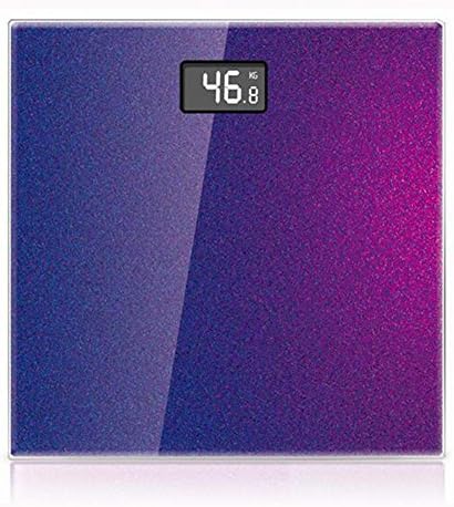 High Precision Digital Bathroom Body Weight Scale/Different Light, Creating Different Colors Design,Light The Beautiful Life - Blue Discoloration