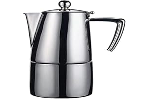 Ilsa Slancio 0091 S10 włoski ekspres do kawy, stal nierdzewna, matowa, na 10 filiżanek