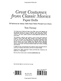 Image de Great Costumes from Classic Movies Paper Dolls: 30 Fashions by Adrian, Edith Head, Walter Plunkett, and Others