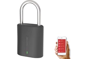 Dog & Bone DAB-LSM003 51mm Schwarz Bluetooth-Vorhaengeschloss, Edelstahl, 65x24x102 cm