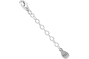 DIY925 My-Bead Verlängerungskette 7cm 925 Sterling Silber nickelfrei für Armbänder und Ketten in Juweliers- Qualität DIY