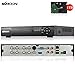 Produktbild kkmoon Full 1080 N/720P AHD DVR HVR NVR HDMI Cloud P2P ONVIF Digital Video Recorder + Festplatte Unterstützt Bewegungserkennung E-Mail-Alarm PTZ für HD 2000tvl CCTV Sicherheit Kamera