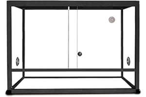 REPTILES PLANET Terrarium Aluminium Elegance 62,5x45x45 Black