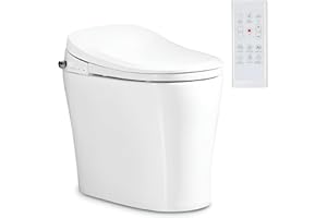 Nashi Yaiza Pro - Toilette japonaise | WC avec bidet | Déchargement automatique | Lumière de courtoisie | Siège chauffant, eau chaude et séchage | WC intelligent (Montage au sol)