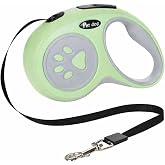MADPET Otomatik K&ouml;pek Tasması 3 Metre Yeşil &ndash; Geri &Ccedil;ekilebilir Kilitli Makara Sistemi &ndash; Dayanıklı Şerit Halat &ndash; Ergonomik Kay