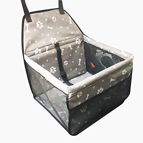 Preisvergleich Produktbild Lazzykit Waschbar Autoschondecke Pfotenabdruck Knochen Drucken Wasserdicht Sofaauflage Auto Hundeschutzdecke Rutschfest Sofaschutz