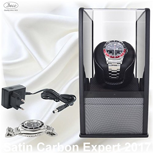 Beco Uhrenbeweger Satin Carbon Expert 1 PRO SET 2017 inkl. 2 Variokissen und Netzadapter Beco Uhrenbeweger Satin Carbon Expert 1 PRO SET 2017 inkl. 2 Variokissen und Netzadapter