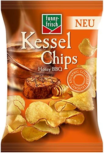 Funny fresh kettle chips 6x Honey BBQ 120 g - 4.23 oz