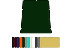 FENYIGE Toldo Vela Rectangular 150 x 200 cm Impermeable Toldo de Terraza Rectangular con Protezione UV PES e Accessori di Montaggio para Barandilla Patio Aire Libre Piscina Jardín Terraza, Verde Oscuro