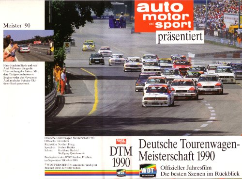 Preisvergleich Produktbild DTM 1990 Deutsche Tourenwagen-Meisterschaft - Offizieller Jahresfilm