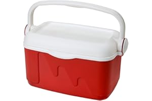 Curver Nevera portátil con asa, Ideal para camping, playa, picnic, Capacidad 10 L, Color Rojo