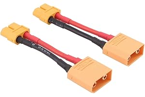 OliRC 2pcs mâle XT90 à Femelle XT60 Adaptateur connecteur avec câble 14awg 5cm (C96-2)