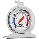 Fırın İ&ccedil;i Termometre, 0-300&deg;C, &Ccedil;elik G&ouml;vde, Hassas Isı Kontrol&uuml;, Gri, Analog G&ouml;sterge, Gıda Teması Onaylı