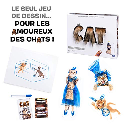 Spin Master Games - 6046623 - Jeu de Société - Le Cat Game - Version Française - version allemande