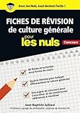 Fiches de révision de culture générale pour les Nuls Concours