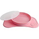 Twistshake Vakumlu Bebek &Ccedil;ocuk Tabak ve Mama Altlığı Seti Pembe