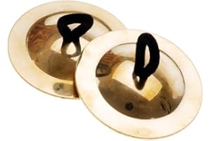 Fliyeong Premium Quality Finger Cymbals Musical Instrument - Belly Dancing Gold Finger Cymbals Musical Instrument