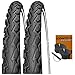 Produktbild Set: 2 x Schwalbe Land Cruiser Plus Reflex Reifen 26x1.75/47-559 + Conti Schläuche Rennradventil