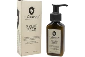 ☆ARRISON® BEARD ☆ Balsamo barba 100ml - Balm 100% Made In Italy - Ammorbidisce, Nutre e Disciplina tutti i tipi Barba - Ottimo come After Shave e Idratante per il Viso