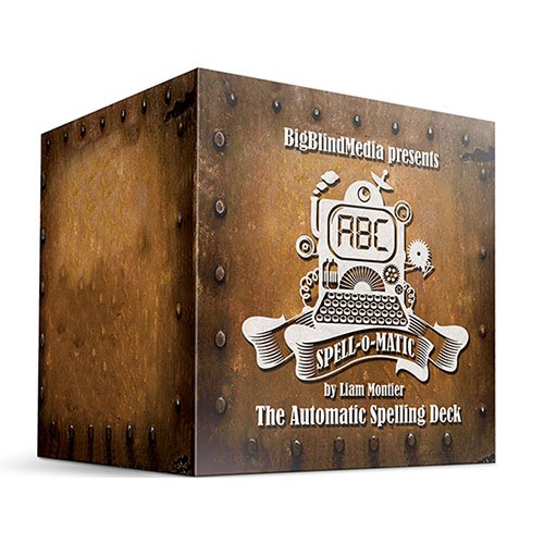 Preisvergleich Produktbild Spell-O-Matic Red (Gimmicks and Online Instructions) by Big Blind Media - Karten Tricks - Zaubertricks und Magie