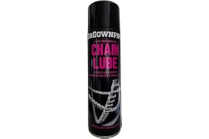 DRDOWNPIPE THE EXHAUST REMEDY Chain Lube, 500 Milliliters - Premium Motorbike Chain Lubricant Spray - Formulated For All Weather Conditions - Motorbike Anti-Fling Lubricant | 500ml