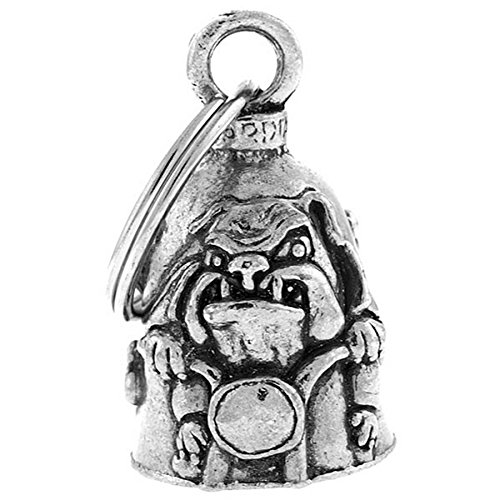 Campanellino su cui è raffigurato un bulldog da guardia