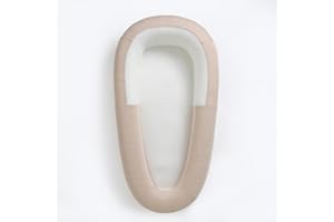 PurFlo Sleep Tight Baby Bed | Safe for Overnight Sleep | Fully Breathable Baby Nest Alternative | Newborn Essentials | 0-8m Hazel