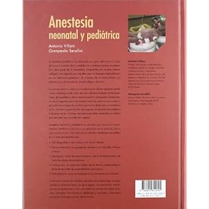 Anestesia neonatal y pediátrica