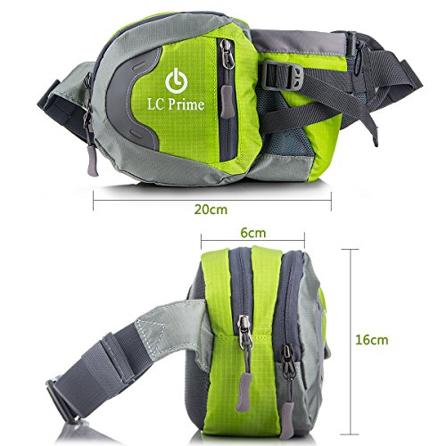 Taille Tasche,Tragbare Wasserflasche Design Auf der Taille Tasche für Reisen, und Outdoor Aktivitäten nylon fabric multied-color, by LC Prime - 7