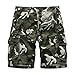 Produktbild Committede Herren Fashion Sommer Vintage Casual Cargoshorts Kurze Hose Cargo Hosen Kurz Freizeithose Chino Slim Freizeithose Outdoor Tarnung Sporthose Jogginghose Hosen Street Wear