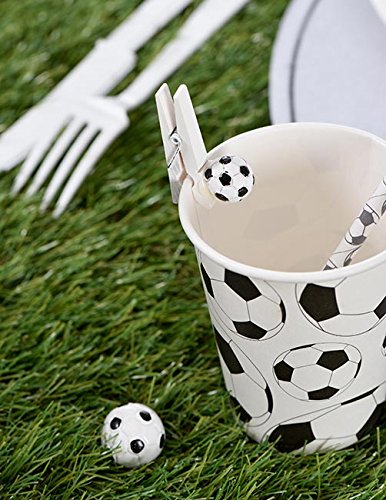 Deko-Klammern „Fußball“ 6er Pack - 2