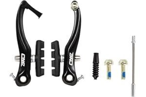 CNCLOL Freni V-brake per Bicicletta, Kit Freno V Brake,Set Freni Bici a V Rim Anteriore e Posteriore per MTB/BMX/Gravel/City Bike,Braccio Lungo 110mm