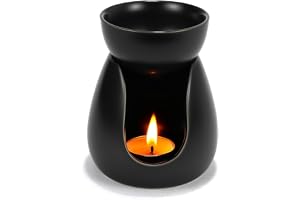Doftlampa för eteriska oljor, värmeljus, keramik doftljus lampa för doftolja och doftvax, värmare för eteriska oljor, aromlam