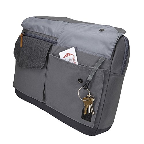 Case Logic LoDo Attache Tasche f  r Notebooks bis 39 6 cm  15 6 Zoll  Graphite Grey