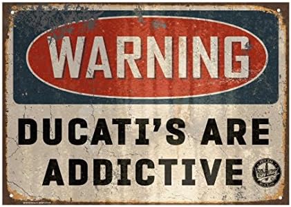Oily Rag Clothing Ducati's Are Addictive Sign