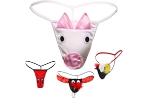 VemeFufu Perizoma Tanga G-String Uomo Sexy Divertente Intimo Cosplay Animale Renne Elefante Pinguino Rinoceronte Maiale Bull Uccello Uomini Hot Elastici Thong Maschile Mankini Mutande