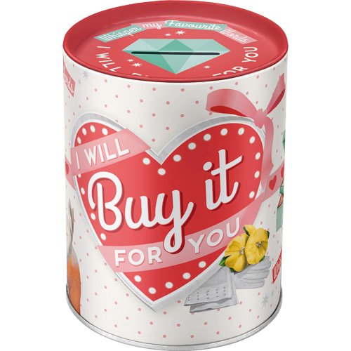 Nostalgic-Art 31014, Say it 50's, Buy it for me Spardose