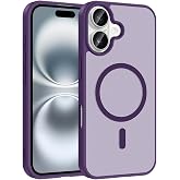 Coverzone iPhone 17 İle Uyumlu Kılıf Magsafe Manyetik Kablosuz Şarj Uyumlu iPhone 17 i&ccedil;in kilif Z-Babet Derin Mor