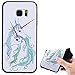 Produktbild Hülle für Samsung Galaxy S7 Edge,Handyhülle für Samsung Galaxy S7 Edge,Ultra Dünn Handyhülle,Leweiany 3D Kreativ Bunte Malerei Weißes Pferd Painted Matt Prägung Muster Ultra Dünn Soft TPU Silikon Gummi Schutzhülle Kratzfeste und Scratch-Resistant Handytasche Schutz Handy Hülle Case Rückseite Handy Tasche Premium Shell Slim Etui Schale Bumper Case für Samsung Galaxy S7 Edge Anti-Scratch Schutzhülle