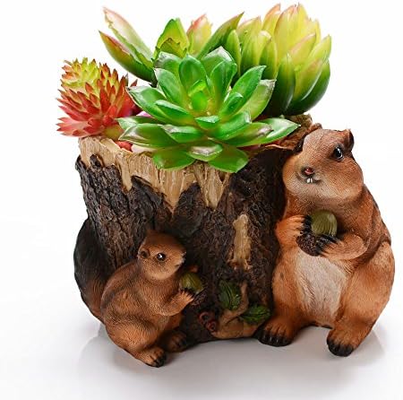 Plants Pot,Creative Flowers Succulents Plants Pot Hanging Garden Design with Sweet House for Decoration and Gift.