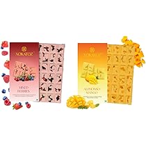 XOKATOZ Exotic Premium Chocolate - 1 Mixed Berries and 1 Alphonso