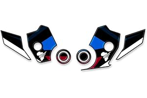 AZGRAPHISHOP Protection Batti Talon Résine 3D Compatible avec Honda Africa Twin CRF 1100 L Adventure Sports ADB-002(NWS) (Tricolore)