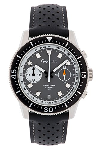Gigandet Speed Timer Herren Armbanduhr Chronograph Analog Quarz Grau Schwarz G7-003 Gigandet Speed Timer Herren Armbanduhr Chronograph Analog Quarz Grau Schwarz G7-003