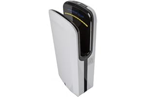 DRYFLOW Turbo Blade Hand Dryer (White/Black Cavity)