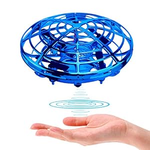 Kriogor Drone para Niños, Mini Drone Movimiento Inducción Infrarroja Interactive Juguetes Recargable UFO Drone para Navidad Regalo de Cumpleaños