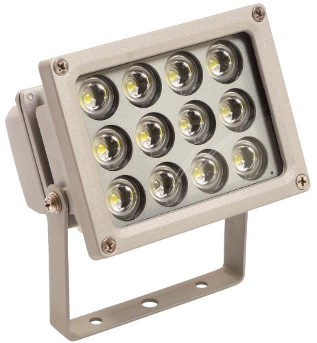 as - Schwabe 46900 12W Profi-LED-Strahler ohne Zuleitung, für die Wand- oder Stativbefestigung. IP65 Gewerbe, Baustelle