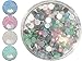 1 A Quality Nail Rhinestones in Tins, Pack of 100, Size: SS8 (2,3 mm/2.5 mm ~ ~ Pastel Opal Mix ~ ~