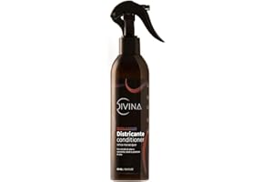 Spray districante detangler conditioner senza risciacquo con estratti naturali per capelli ricci, super-ricci, afro Natural&Amazing di DIVINA BLK (250ml)